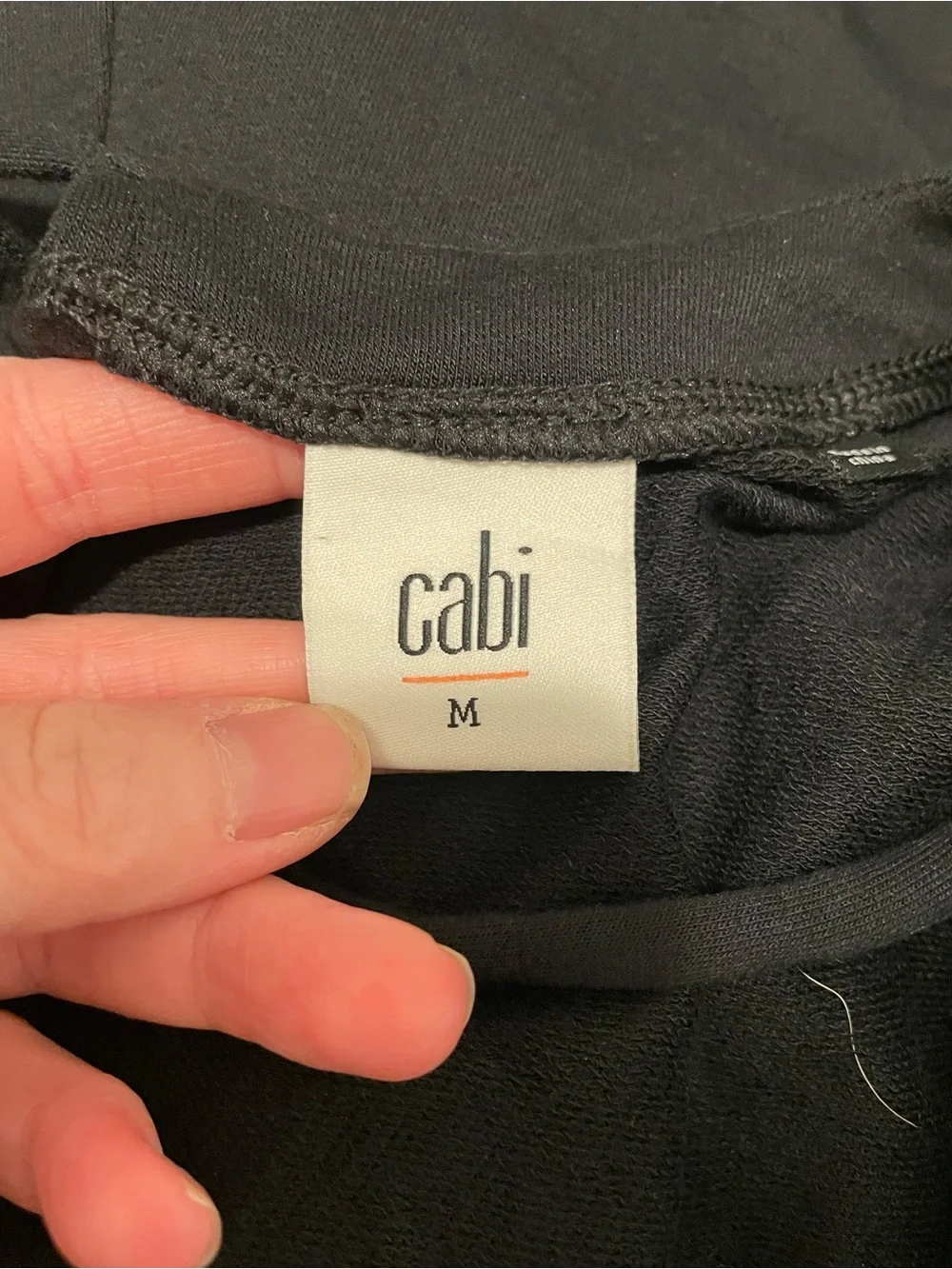 Cabi Brand Women's Medium Black Downtown Jumpsuit Cropped Leg - Picture 3 of 4